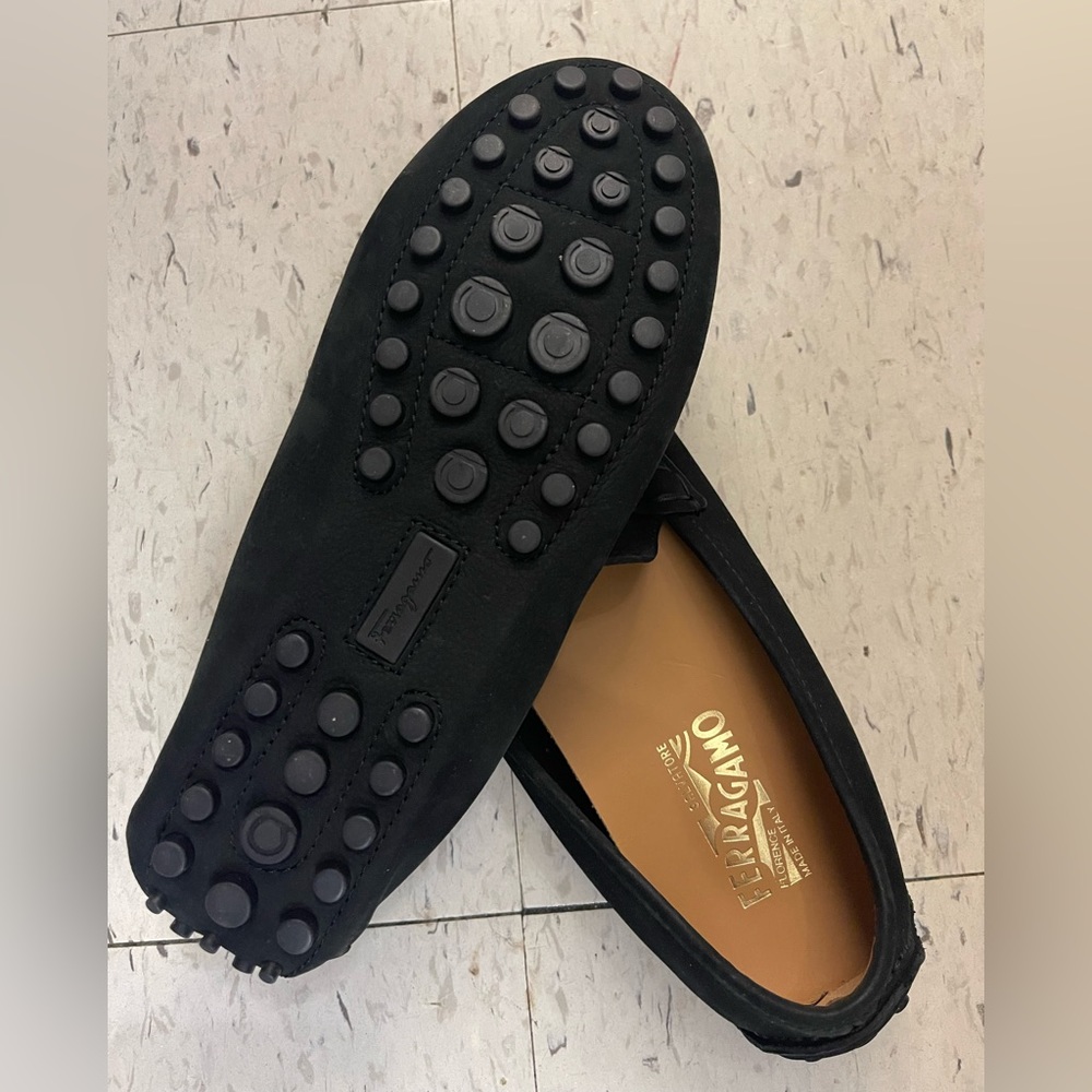 Salvatore Ferragamo Leather Drivers
